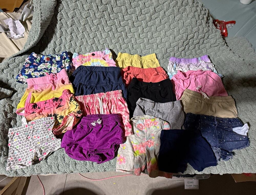 42 piece Baby Girl 3T Clothing Multicolor Mixed Cotton Blend